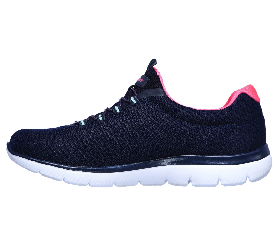 Skechers Summits Navy Hot Pink