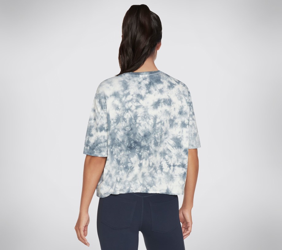 Skechers Apparel SKECHDYE Vibe Crop Tee Charcoal
