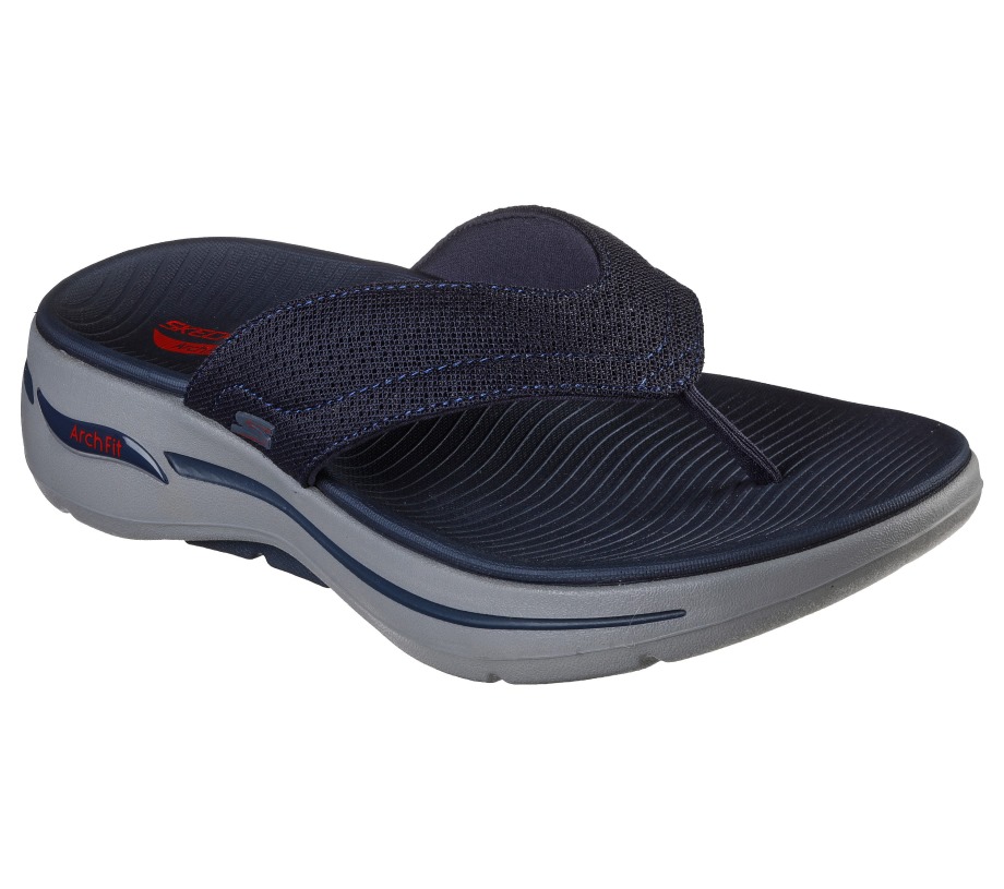 Skechers GO WALK Arch Fit Sandal Offshore Navy Red