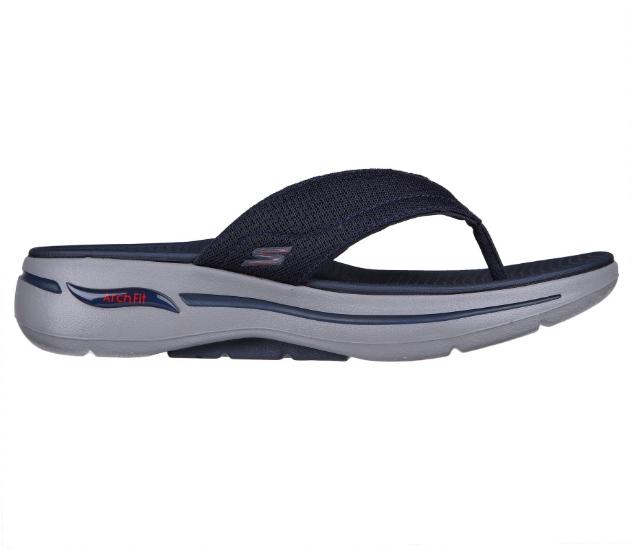 Skechers GO WALK Arch Fit Sandal Offshore Navy Red