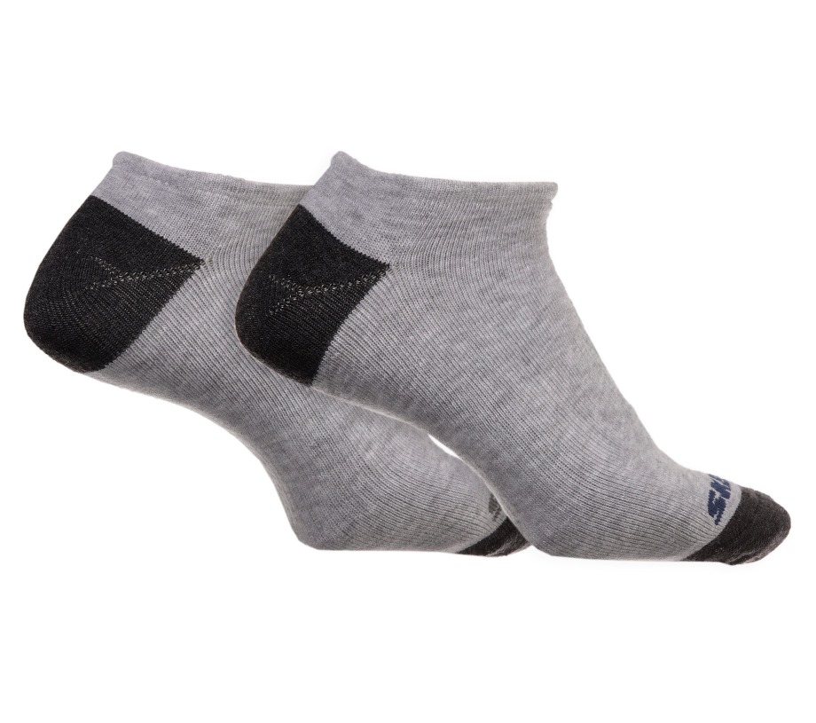 6 Pack Walking Low Cut Socks Gray Skechers