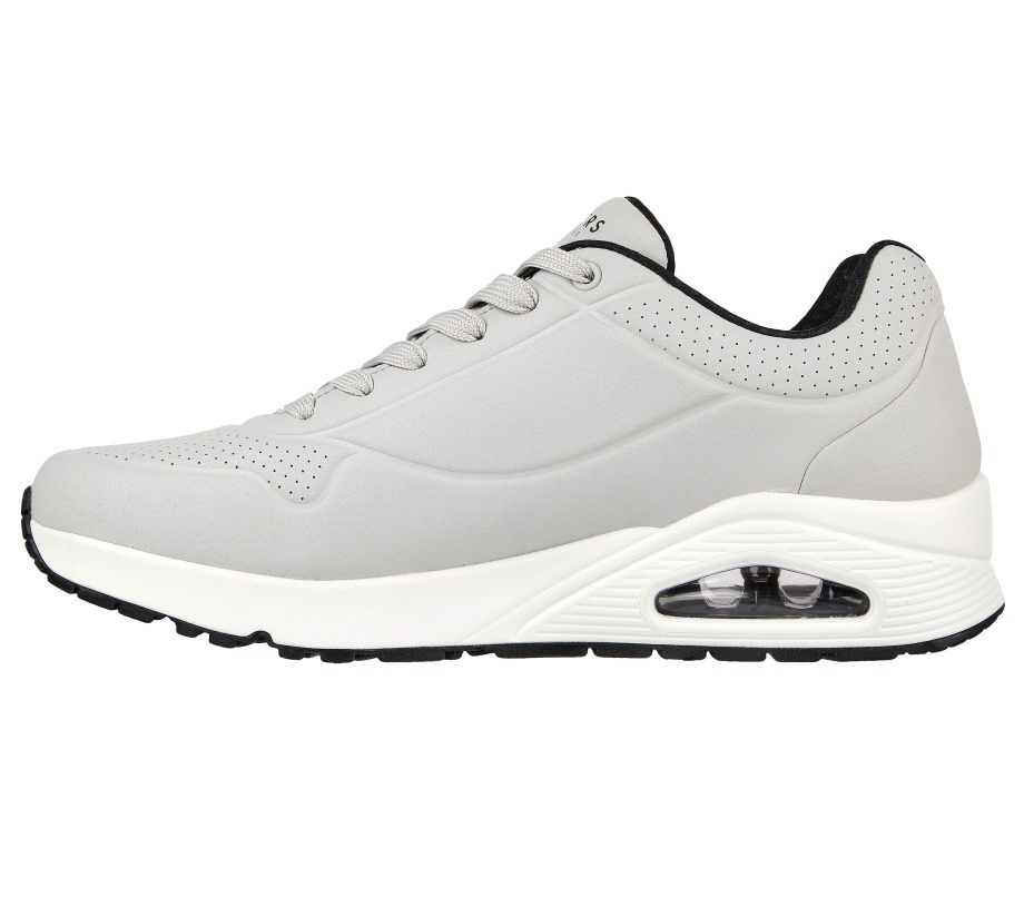 Uno Stand On Air Skechers Light Gray Black