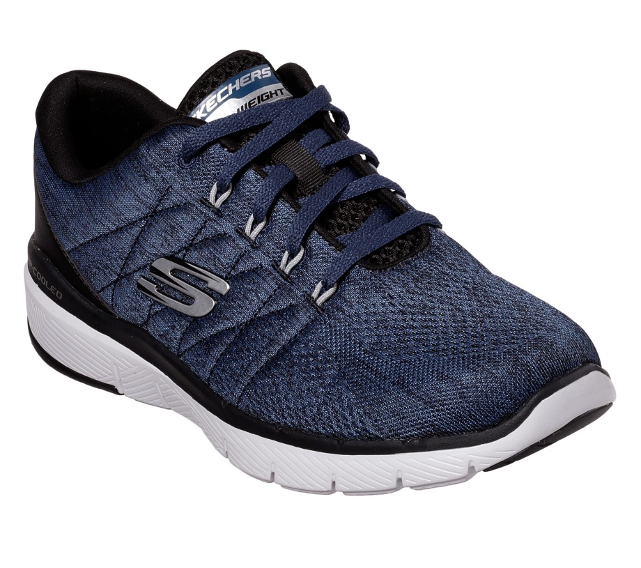 Flex Advantage 3.0 Stally Blue Black Skechers