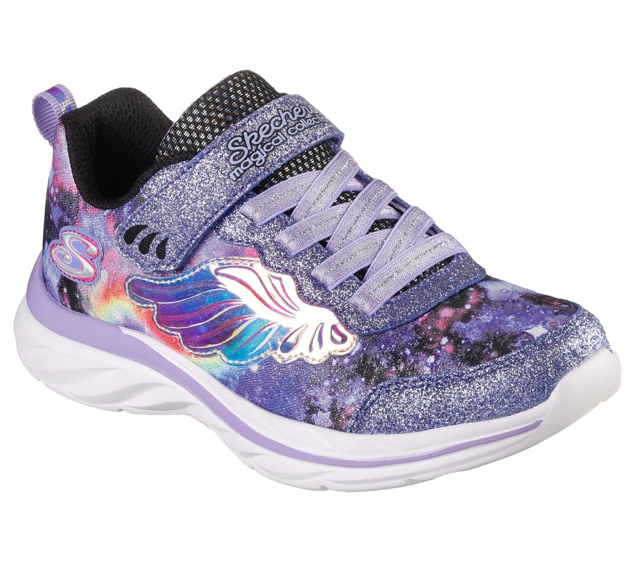 Quick Kicks Flying Beauty Skechers Purple Black