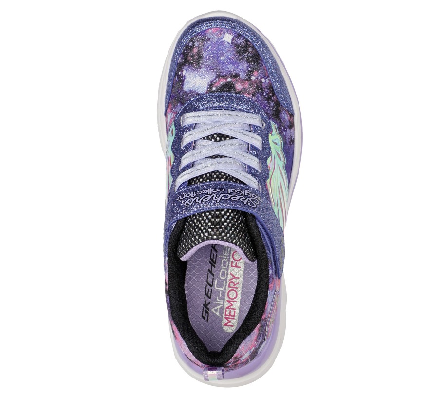 Quick Kicks Flying Beauty Skechers Purple Black
