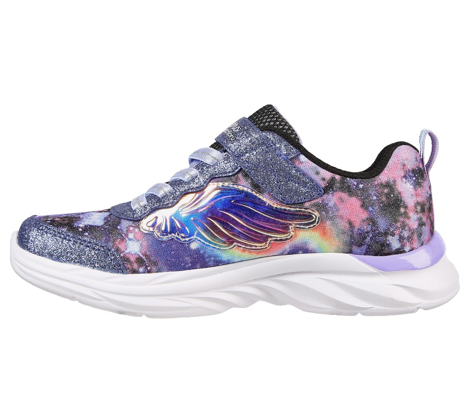 Quick Kicks Flying Beauty Skechers Purple Black