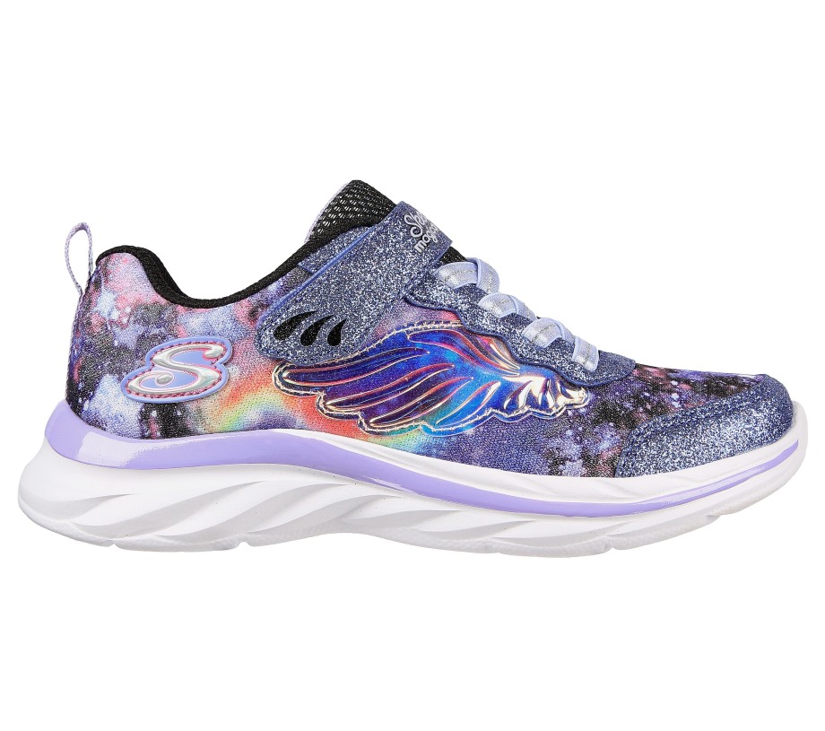 Quick Kicks Flying Beauty Skechers Purple Black