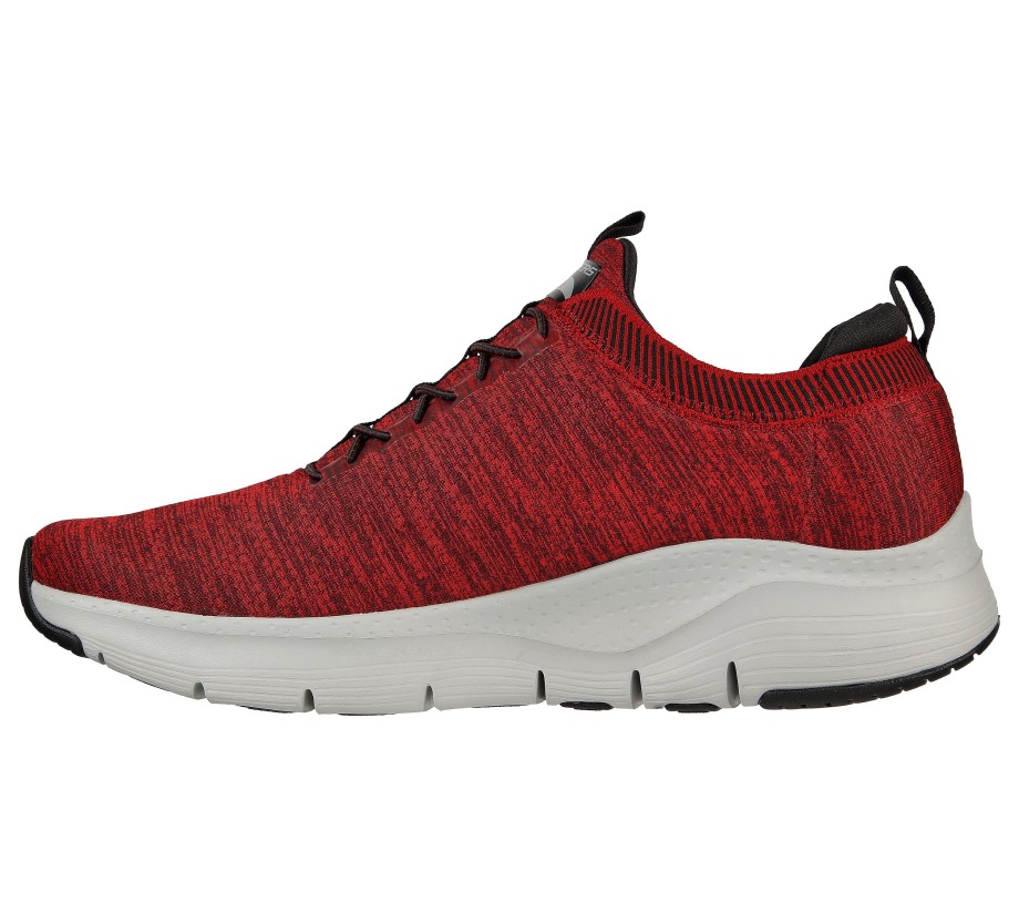 Arch Fit Waveport Red Black Skechers