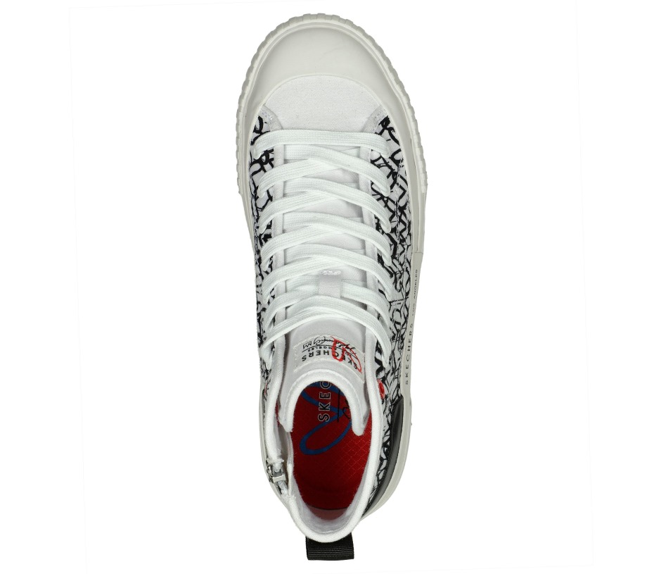 Skechers JGoldcrown New Moon Lost in Love White Black