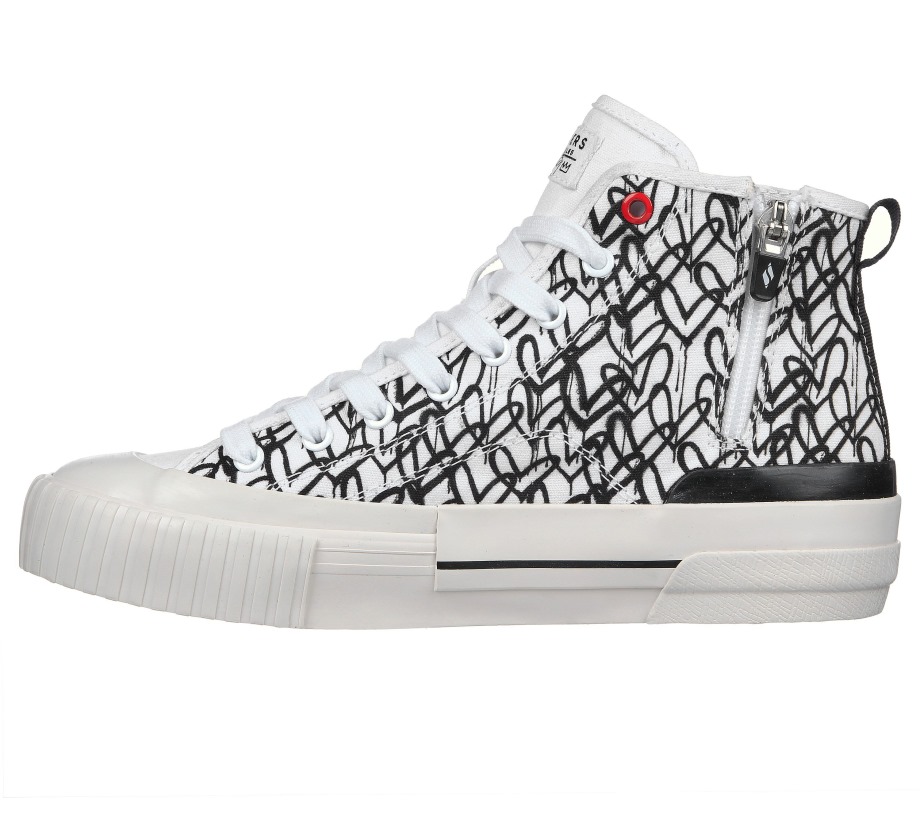 Skechers JGoldcrown New Moon Lost in Love White Black