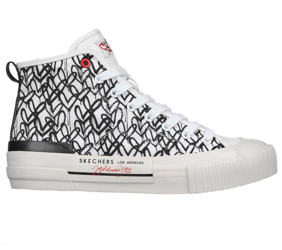 Skechers JGoldcrown New Moon Lost in Love White Black
