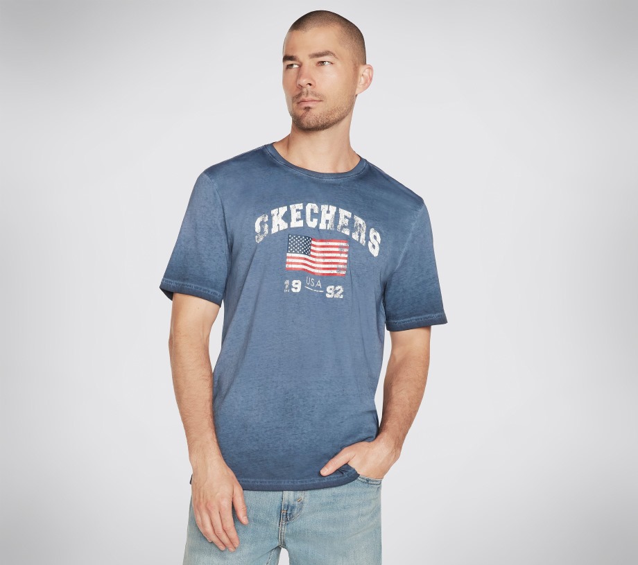 Skech-Dye Americana 92 Tee Shirt Skechers Navy