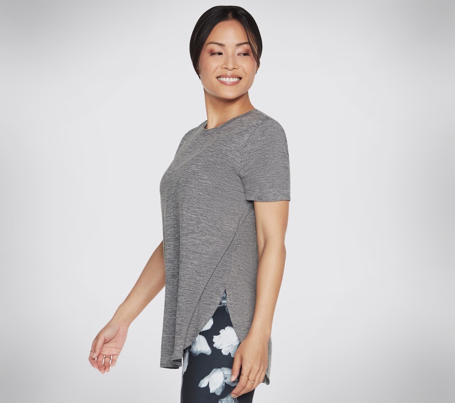 Skechers GO DRI SWIFT Tunic Tee Charcoal