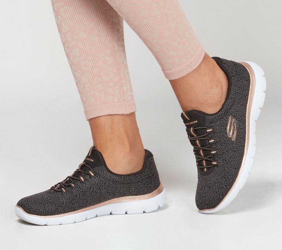Summits Fresh Take Black Gold Skechers