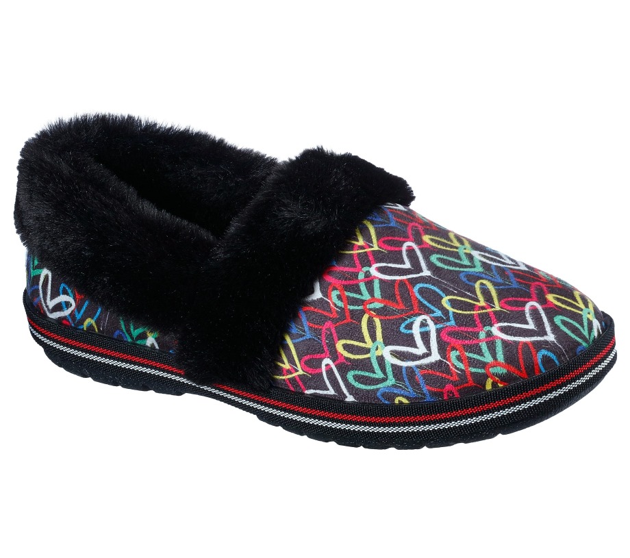 Skechers x JGoldcrown BOBS Too Cozy Black Multi