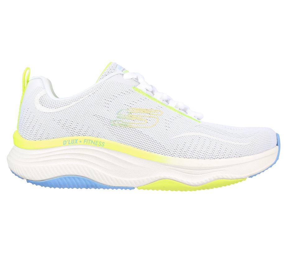 D'Lux Fitness Skechers White Multi
