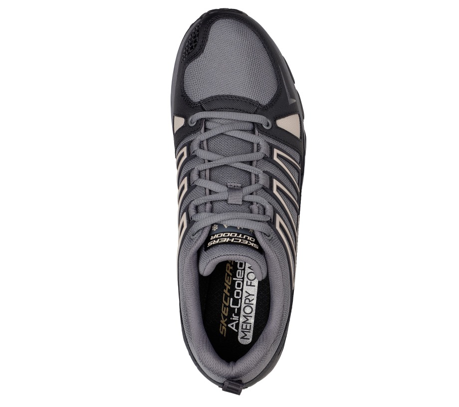 Escape Plan Road Peak Charcoal Black Skechers