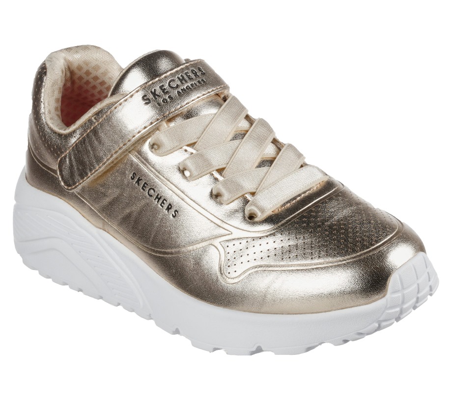 Uno Lite Chrome Steps Gold Skechers