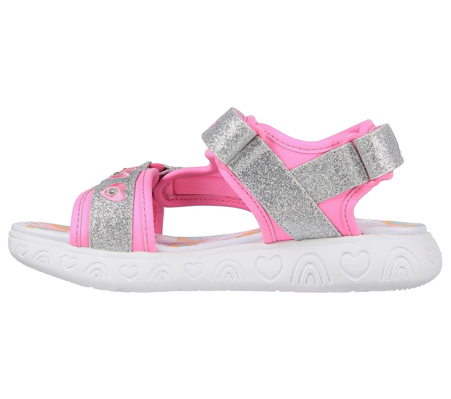 Twinkle Toes Rainbow Shines Unicorn Sparkles Pink Multi Skechers