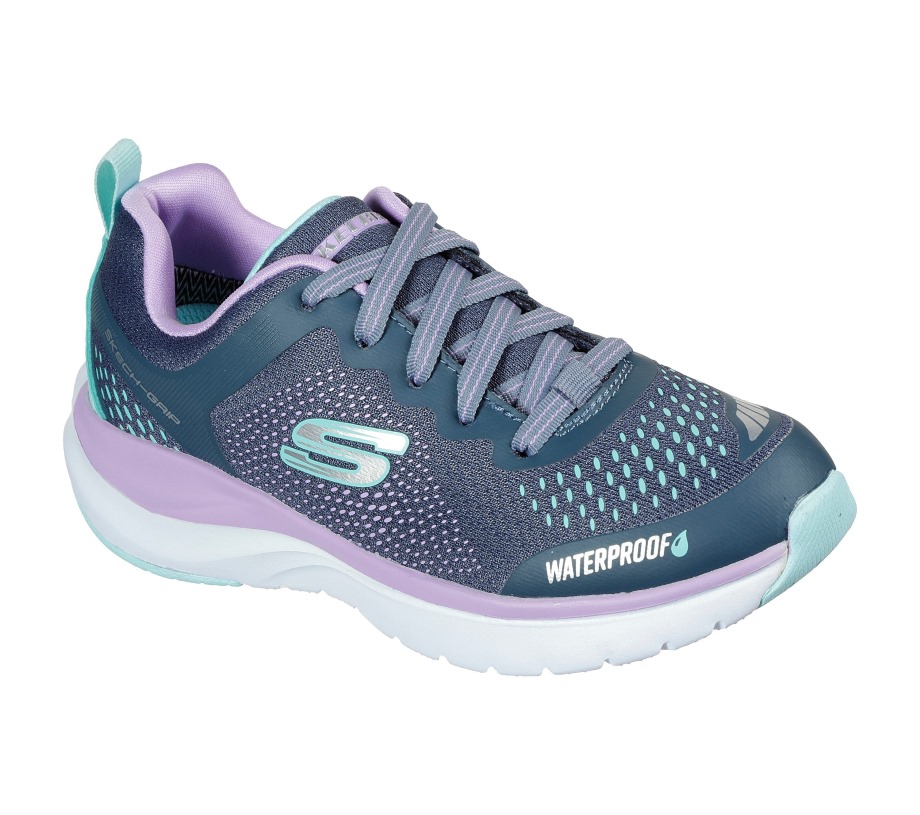 Ultra Groove Miss Hydro Gray Multi Skechers