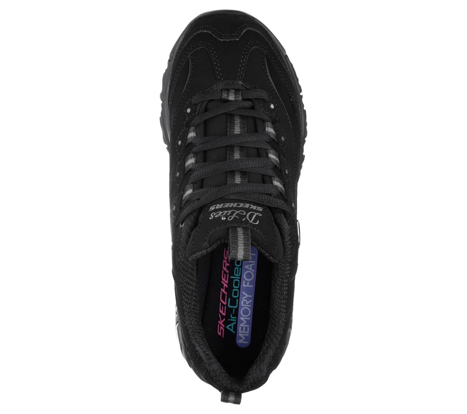 Skechers D'Lites Play On Black