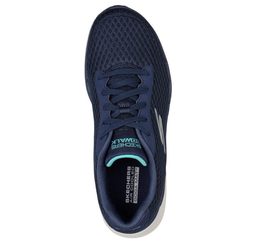 Skechers GOwalk 6 Iconic Vision Navy Turquoise