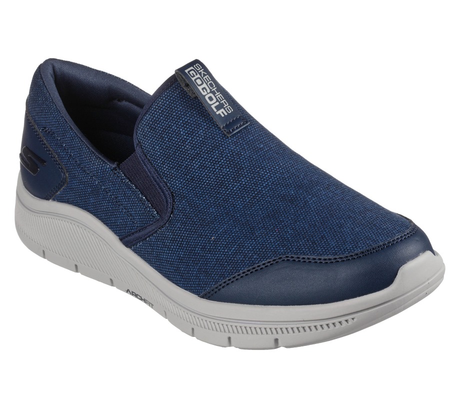 Relaxed Fit GO GOLF Arch Fit Walk Skechers Navy Gray