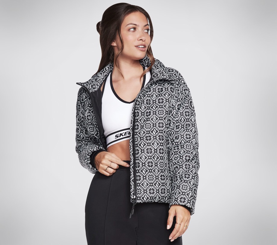 GOWALK Diamond Legacy Slope Jacket Skechers Black White