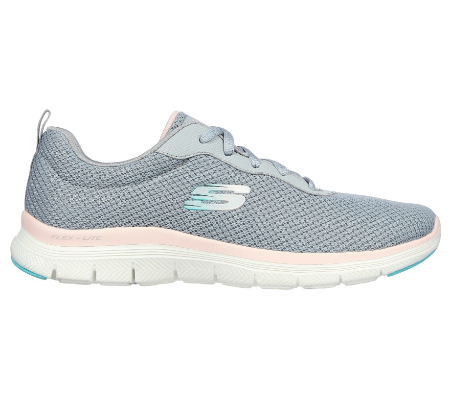 Skechers Flex Appeal 4.0 Brilliant View Gray Light Pink
