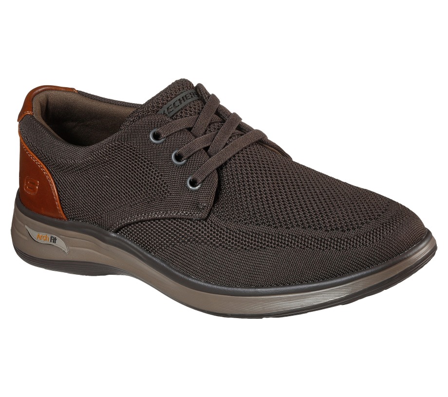 Arch Fit Darlo Weedon Olive Brown Skechers