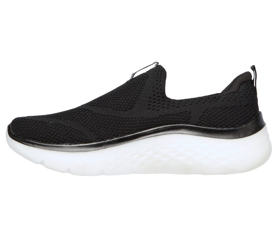 GOwalk Hyper Burst Solar Winds Skechers Black White