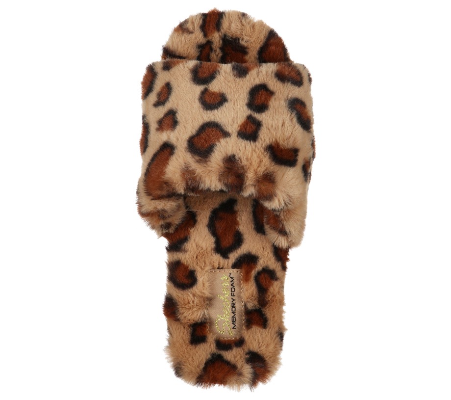 Cozy Slide Wild Night Tan Skechers