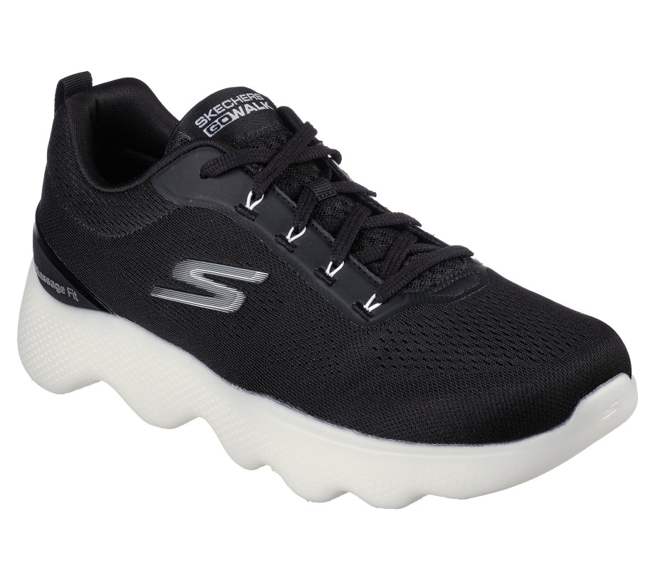 Skechers GO WALK Massage Fit Black White