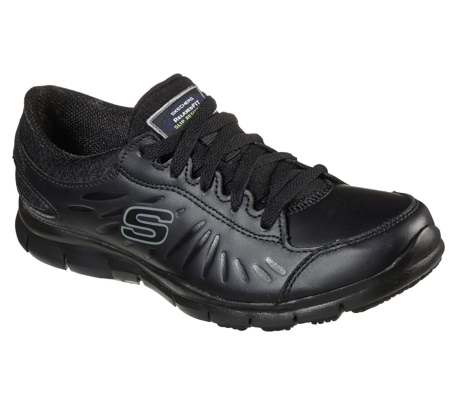 Work Relaxed Fit Eldred SR Black Skechers
