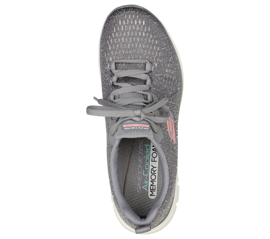 Skechers Flex Appeal 4.0 Vivid Spirit Gray Pink