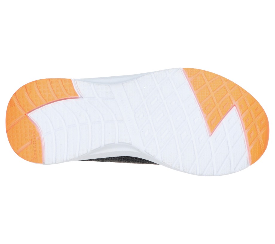 Dynamic Tread Charcoal Orange Skechers