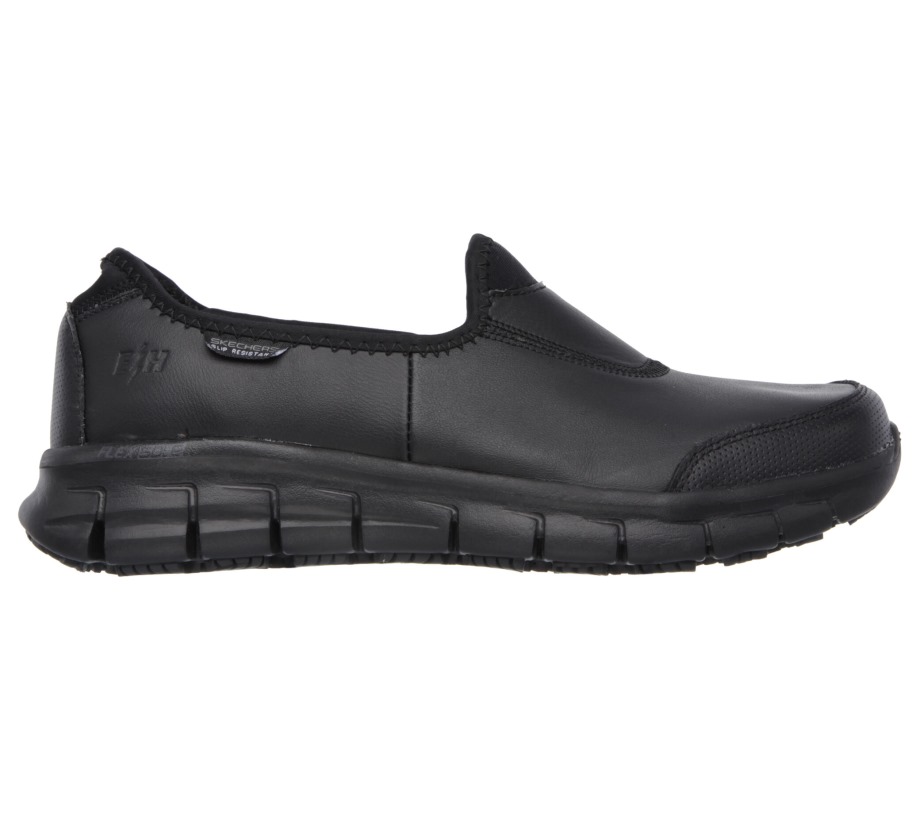 Work Relaxed Fit Sure Track Black Skechers