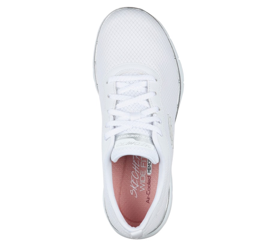 Flex Appeal 3.0 First Insight Skechers White Silver