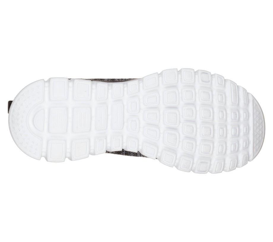 Graceful Twisted Fortune Black White Skechers