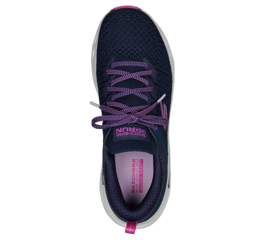 GOrun Swirl Tech Dash Charge Navy Skechers