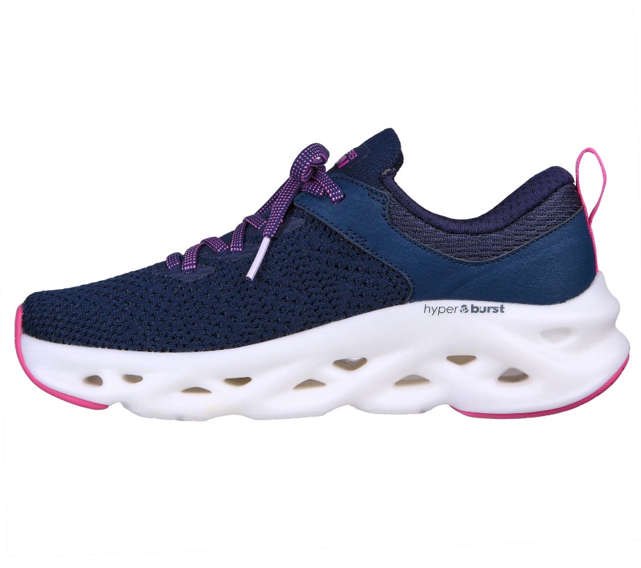 GOrun Swirl Tech Dash Charge Navy Skechers