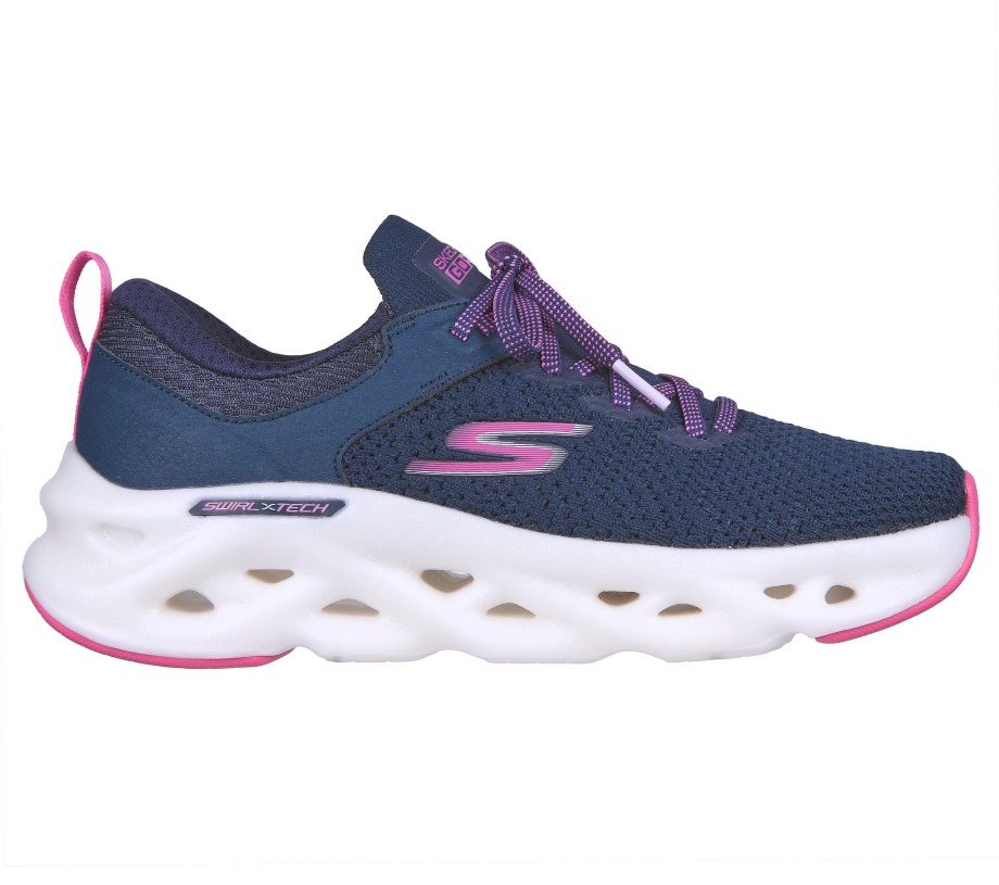 GOrun Swirl Tech Dash Charge Navy Skechers