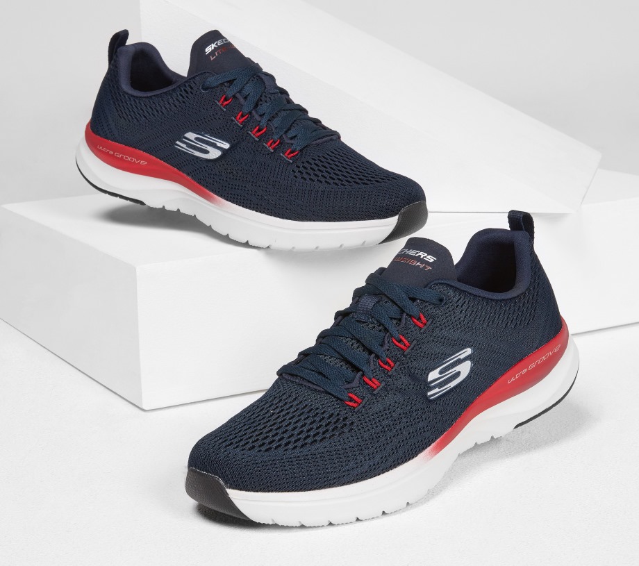 Ultra Groove Templar Skechers Navy Red
