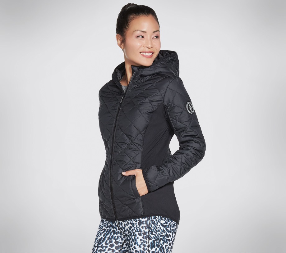 Skechers GOwalk Wear Everyday Puffer Jacket Black