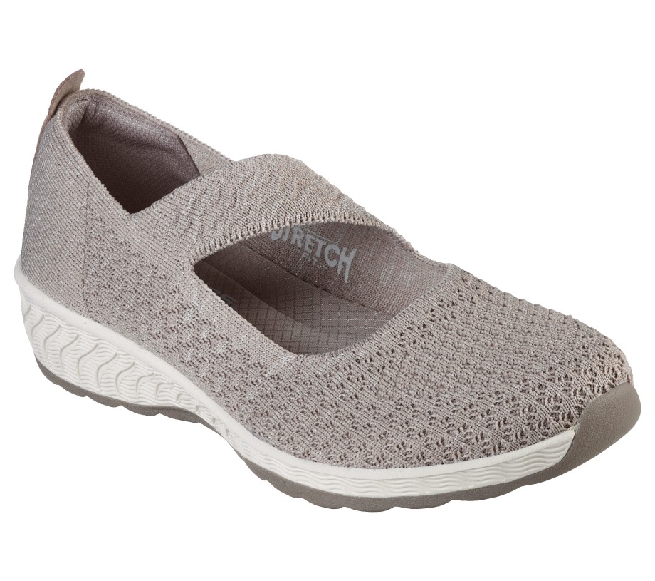 Relaxed Fit Up-Lifted Skechers Taupe