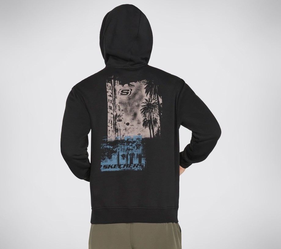 Skechers Palm Tree Dreams Pullover Hoodie Black