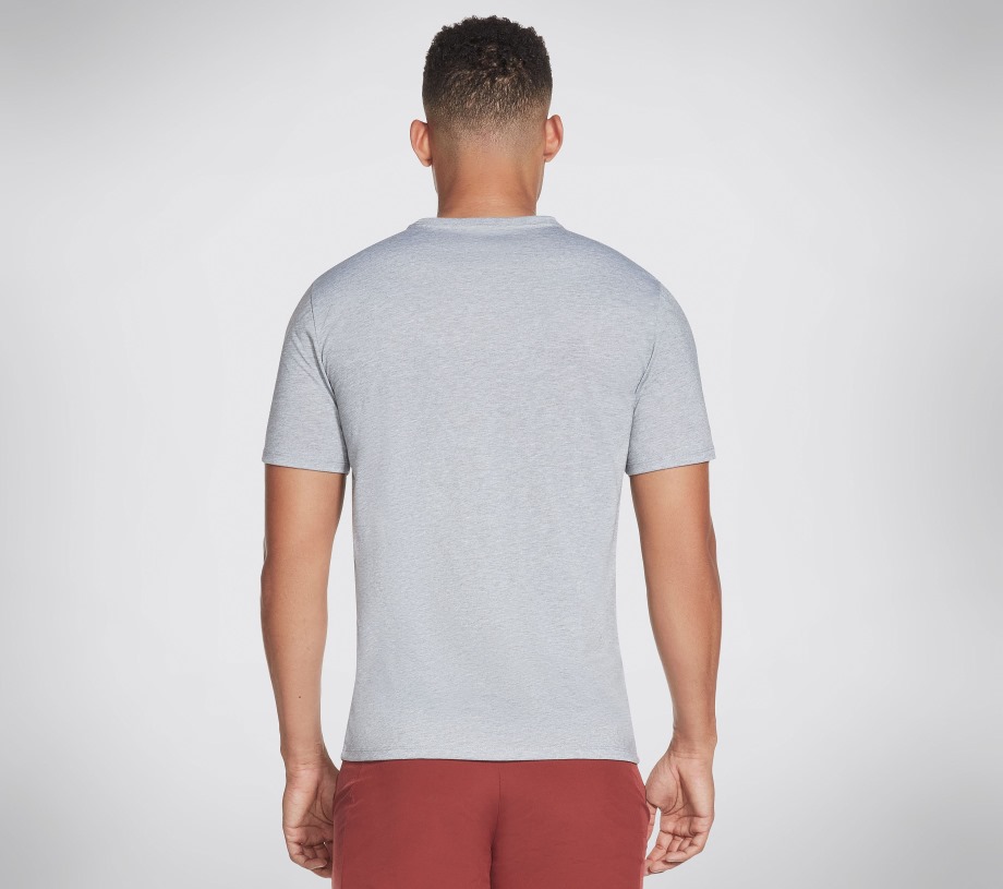 Apparel Don't Stop Go Run Tee Gray Skechers
