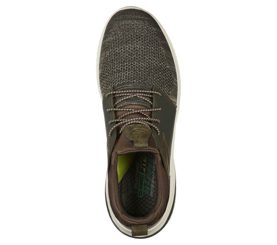 Delson 3.0 Cicada Olive Skechers