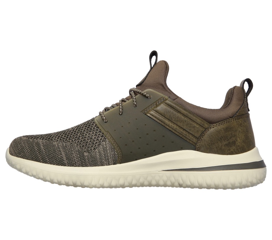 Delson 3.0 Cicada Olive Skechers