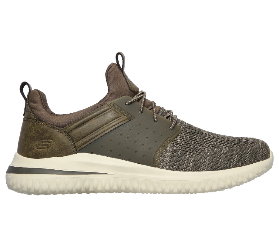Delson 3.0 Cicada Olive Skechers